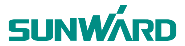 Het logo van Sunward hoogwerkers